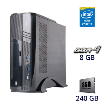 Игровой ПК LogicPower S605 U3 DT / Intel Core i3-10100F (4 (8) ядра по 3.6 - 4.3 GHz) / 8 GB DDR4 / 240 GB SSD / nVidia GeForce GT 710, 1 GB DDR3, 64-bit / 400W