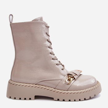 Жіночі зимові черевики високі S.Barski D&A MR870-67 36 Світло-сірі (5905677949513)
