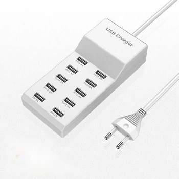 Зарядное устройство model ZM-U10 50 Ватт. 10 разъемов USB-A.