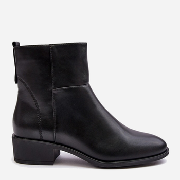 Жіночі зимові черевики низькі Sergio Leone Semotti 38 Чорні (5905677939927)