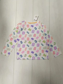 Реглан для девочки белый Буквы Primark 110см (400093605)