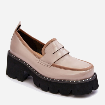 Loafersy damskie S.Barski D&A MR870-32 37 Beżowe (5905677950847)