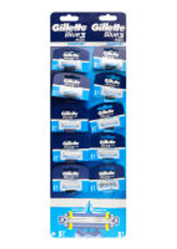 Maszynki jednorazowe Gillette Blue3 Plus 10 szt (8006540745267)