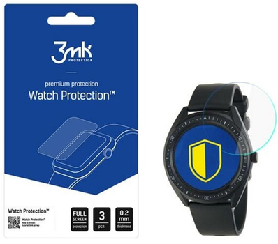 Набір захисного скла 3MK FlexibleGlass для Marea Watch 3 шт (5903108490801)