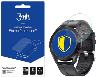 Набір захисного скла 3MK FlexibleGlass Watch Media-Tech для Activeband Venetia MT869 3 шт (5903108536073)