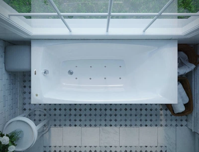 Ванна аеромасажна WGT Rialto Lido L 1700x755x660 мм AERO LINE