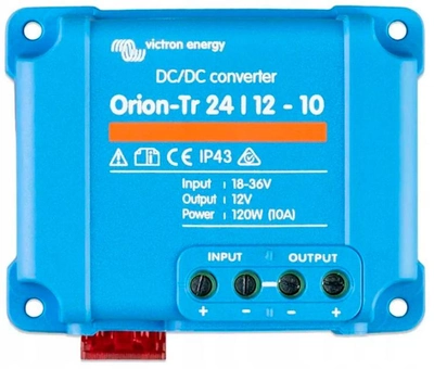 Konwerter samochodowy Victron Energy Orion-Tr 120W 24/12-10A DC-DC (8719076023005)