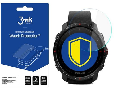 Набір захисного скла 3MK FlexibleGlass для Polar Grit X Pro Watch 3 шт (5903108462068)