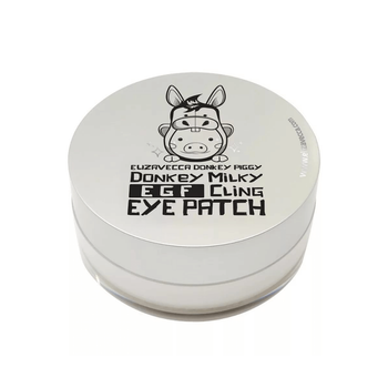 Патчи с молочными протеинами из биоцеллюлозы Elizavecca Donkey Piggy Milky EGF Cling Eye Patch, 60 шт