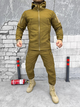 Тактический теплый военный комплект Mystery ( Куртка + Штаны ), Камуфляж: Койот, Размер: M