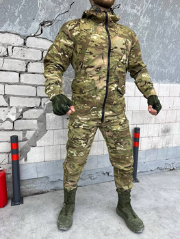 Тактический военный комплект Squad ( Куртка + Штаны ), Камуфляж: Мультикам, Размер: XXL