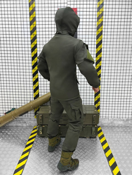 Тактичний теплий військовий комплект Leader ( Куртка + Штани ), Камуфляж: Олива, Розмір: S