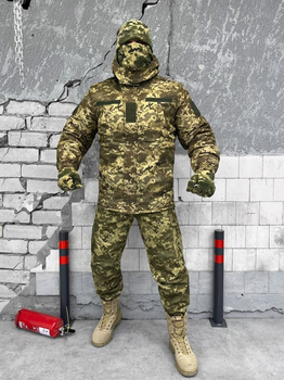 Тактичний зимовий військовий комплект Mystery ( Куртка + Штані ), Камуфляж: Піксель, Розмір: M