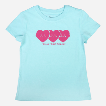 Дитяча футболка для дівчинки OVS 1804448 128 см Блакитна (8056781110645)
