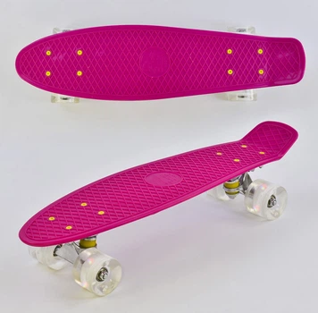 Пенни-борд Penny Best Board LED колеса PU Pink (90903566) (9090)