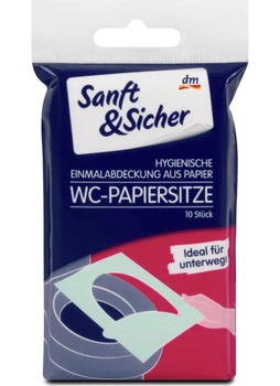 Накладки на сидіння унітазу Sanft&Sicher 10шт