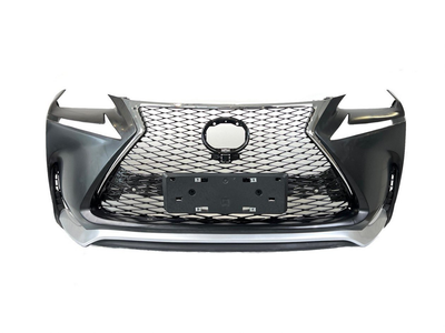 Бампер передний F-Sport Lexus NX 2014-2016 (бампер, юбка, решетка, хром) 1234 upgrade для Lexus NX 2014-2021 (7594)