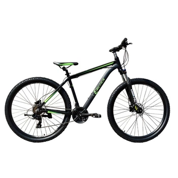Велосипед горный E-motion MTB29 GT рама 19" чёрно-зелёный механические тормоза (GEMMTB29GT19BGM)