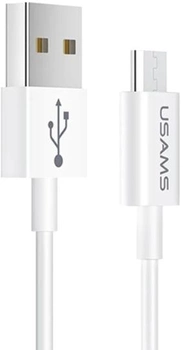 Kabel Usams U23 US-SJ284 USB - microUSB 1 m biały (6958444962863)