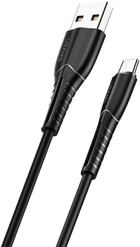 Kabel Usams U35 US-SJ365 USB - microUSB 1 m czarny (6958444981109)