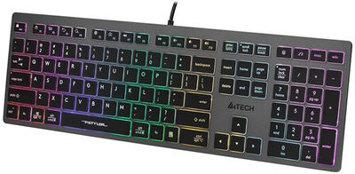Клавіатура дротова A4Tech FX60H USB Grey Neon backlit (A4TKLA47126)