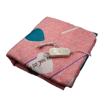 Простынь с подогревом Electric Blanket 7421 размер 145х160 см Pink Heart (TBiz14624)