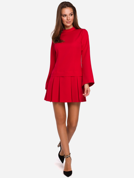 Плаття жіноче Makover K021 XL Червоне (5903068460326)