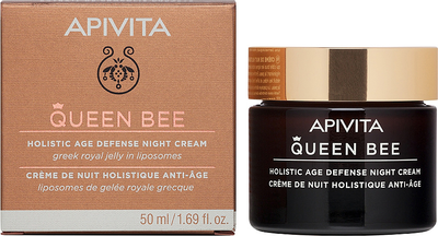 Крем для обличчя Apivita Queen Bee Night Cream 50 мл (5201279080945)