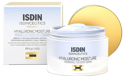 Krem do twarzy Isdin Isdinceutics Hyaluronic Moisture Normal-Dry Skin 50 g (8429420222779)