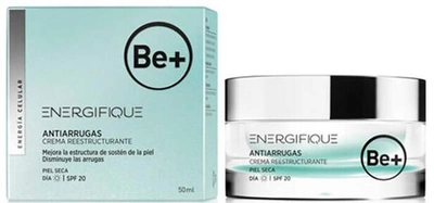 Krem do twarzy Be+ Energifique Anti-Wrinkle Restructuring Cream Dry Skin SPF20 50 ml (8470001881472)