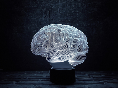 Змінна картинка для нічника-світильника 3D "Мозок" 3DTOYSLAMP 000261846