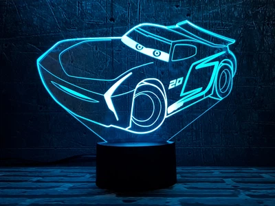Змінна картинка для нічника-світильника 3D "Автомобіль 25" 3DTOYSLAMP 000261766