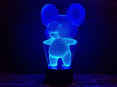 Змінна картинка для нічника-світильника 3D "Коала" 3DTOYSLAMP 000261624