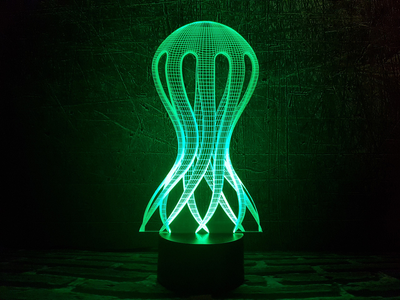 Змінна картинка для нічника-світильника 3D "Медуза" 3DTOYSLAMP 000261632