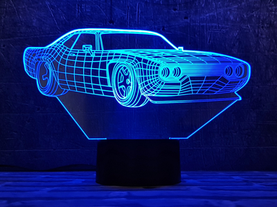 Змінна картинка для нічника-світильника 3D "Автомобіль 29" 3DTOYSLAMP 000261769