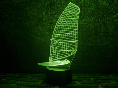 Змінна картинка для нічника-світильника 3D «Парусник» 3DTOYSLAMP 000261672
