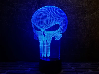 Змінна картинка для нічника-світильника 3D "Каратель" 3DTOYSLAMP 000261657