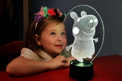 Змінна картинка для нічника-світильника 3D "Свинка Пепа 2" 3DTOYSLAMP 000261893