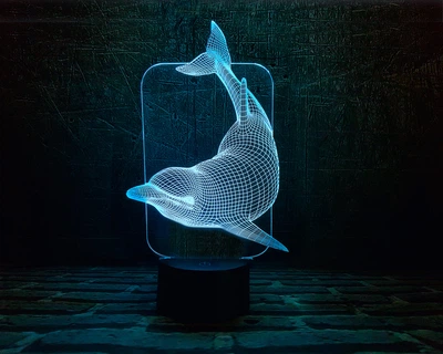 Змінна картинка для нічника-світильника 3D "Дельфін" 3DTOYSLAMP 000261725