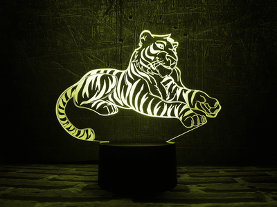 Змінна картинка для нічника-світильника 3D "Тигр" 3DTOYSLAMP 000261781