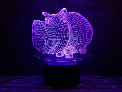 Змінна картинка для нічника-світильника 3D "Дог Міг" 3DTOYSLAMP 000261703