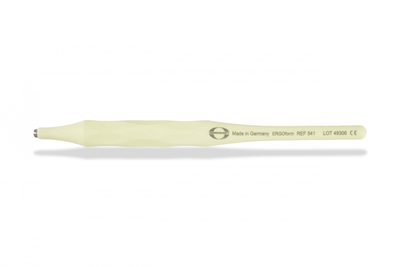 Ручка для зеркала HAHNENKRATT из ERGOform 134°C из стеклопластика, пастельно желтая.