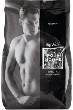 Віск в гранулах плівковий Чорний Чоловічий Pour Homme Italwax, 1 кг