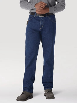 Джинси Wrangler® RIGGS Workwear® з п’ятьма кишенями, Синій Antique Indigo р.32-34 (3W050AI)