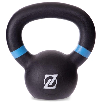 Гиря чугунная окрашенная Zelart 2238-6 вес 6 кг Black