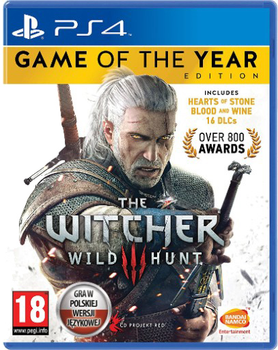 Gra na PS4 Wiedźmin 3 Wild Hunt (płyta Blu-ray) (5902367640484)
