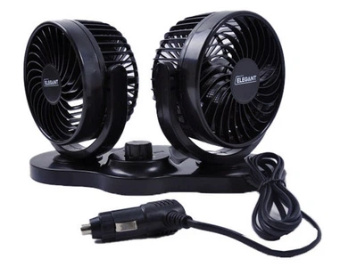 Вентилятор 12V на подставке скотч 5x2-дюймів Elegant два режими 101 548