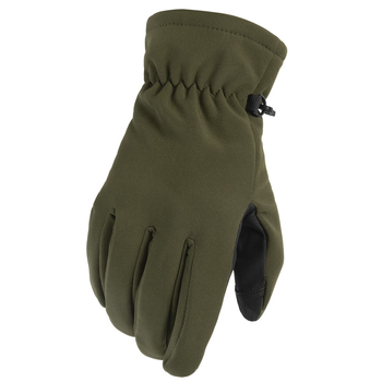 Армейские Зимние Тактические Перчатки военные Mil-Tec Softshell Thinsulate Оливковые XL