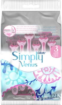 Станки для гоління Gillette Venus Simply 12 шт (7702018070732)