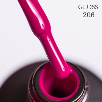 Гель-лак Gloss Company 206 малиново-коралловый 11 мл